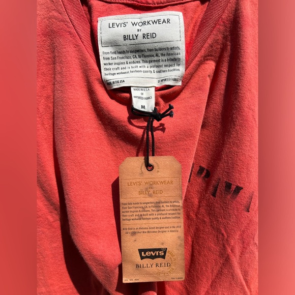 Billy Reid x Levi’s Calabama collab t-shirt. Faded red, Men’s Medium. Rare find. - Picture 15 of 16